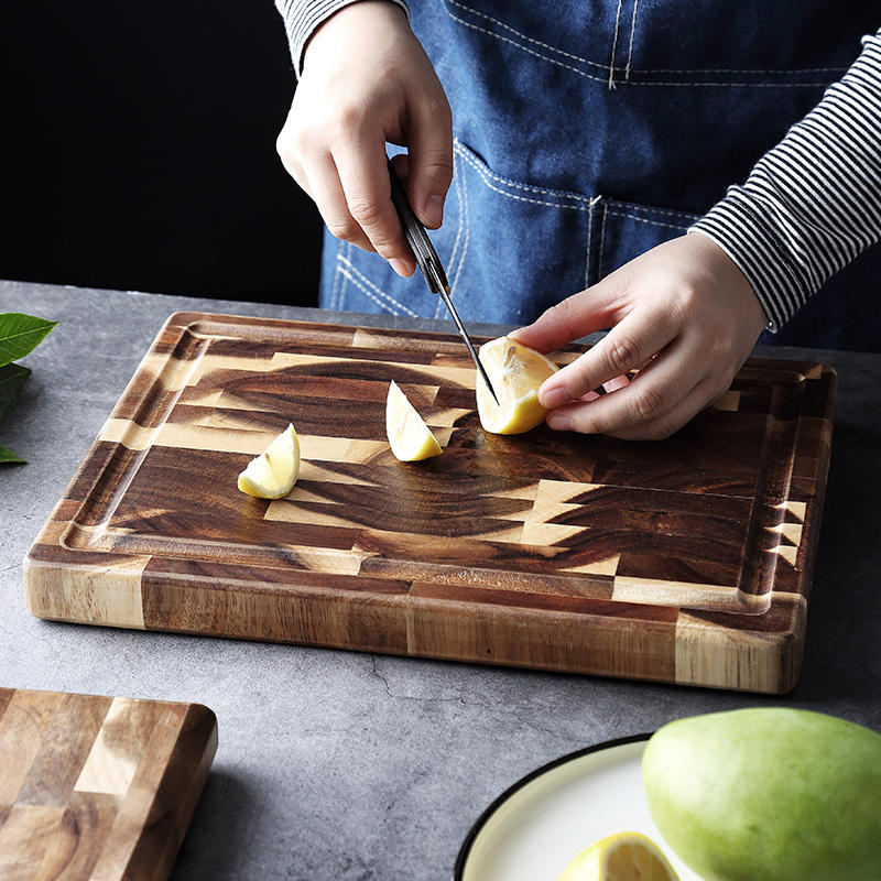 Kitchen Household Parquet Solid Wood Cutting Board