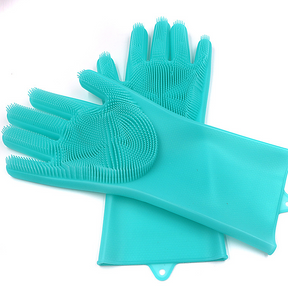 Silicone Cleaning Brush Gloves