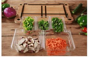 Vegetable Kitchen Cutting Board With Trays