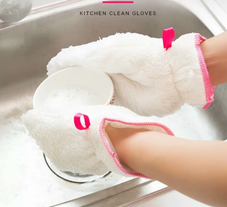 Dishwashing gloves